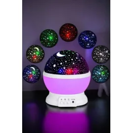 Çocuklara Özel Yıldızlı Gece Lambası