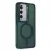 Joko Samsung Galaxy S24 Plus Flet Lens Magsafe Kapak - Koyu Yeşil