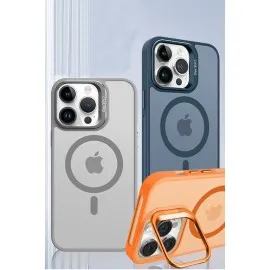 Joko Iphone 14 Kılıf Flet Lens Magsafe Kapak - Siyah