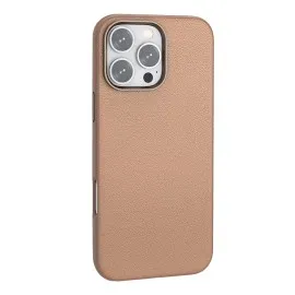 Joko Iphone 16 Pro Max Wonder Deri Magsafe Kapak - Bronz