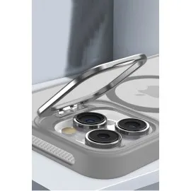 Joko Iphone 14 Kılıf Flet Lens Magsafe Kapak - Siyah