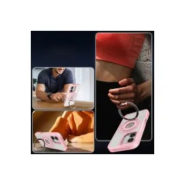 Joko Iphone 16 Banza Magsafe Standlı Kapak - Pembe