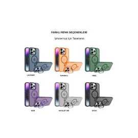 Joko Iphone 11 Kılıf Flet Lens Magsafe Kapak - Siyah