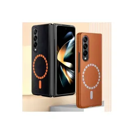 Hdd Samsung Galaxy Z Fold 4 Kılıf Hbc-156 Forum Magneticsafe Kapak - Koyu Yeşil