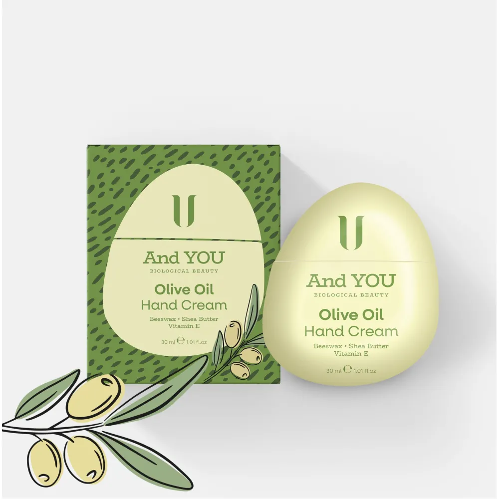 And You Olıve Oıl Hand Cream - Zeytinyağlı El Kremi 30 ml