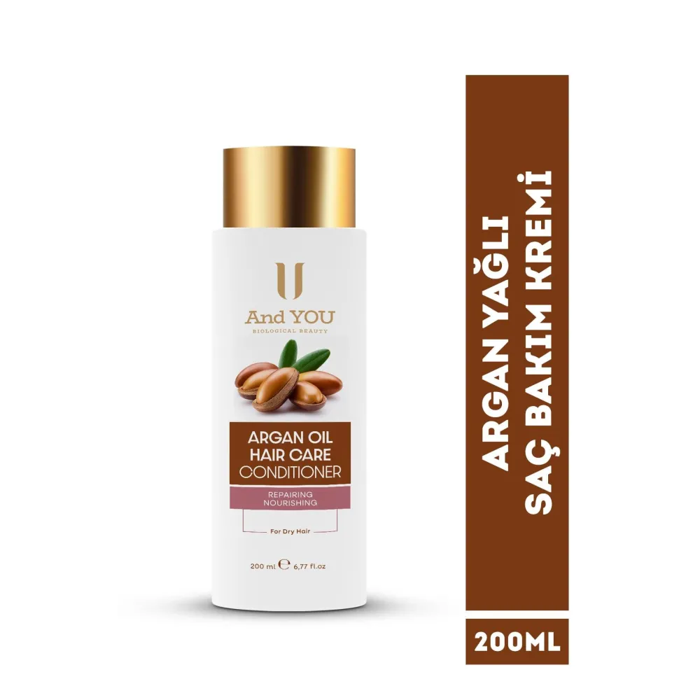 And You Argan Oıl Haır Care Condıtıoner - Argan Yağlı Saç Bakım Kremi 200 ml