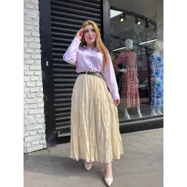 Kraş Etek Krem (Beden: Xl)