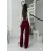 Fitilli Şardonlu Pantolon Bordo A4058 (Beden: L)