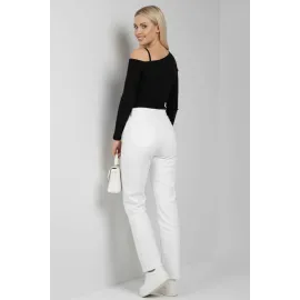 Tek Omuz İpli Bluz Siyah T4328 (Beden: Xl)