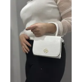 Beyaz Cilt Krash Çanta (Beden: Standart)