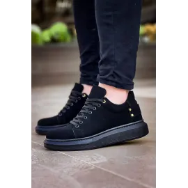 Kb047  Kuback Kömür Süet Günlük Erkek  Ayakkabı Siyah (Numara: 43)