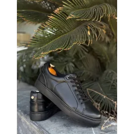 Kb-Bx1  Kuback Siyah Cilt Yüksek Siyah Taban Günlük Erkek Ayakkabı (Numara: 40)