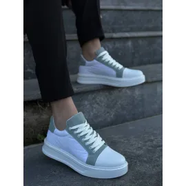 Kb-X46 Kuback Beyaz Bebe Mavi Yüksek Beyaz Taban Günlük Spor Ayakkabı (Numara: 40)