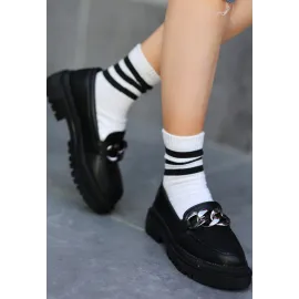 Biga Siyah Cilt  Ayakkabı (Numara: 37)