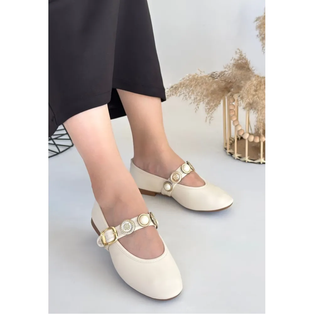 Atnis Bej Cilt Babet Ayakkabı (Numara: 37)