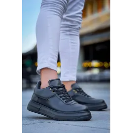 Kb-X20 Kuback Kömür Cilt  Günlük Erkek Ayakkabı (Numara: 42)