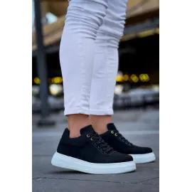 Kb-X20 Kuback Siyah Süet  Günlük Erkek Ayakkabı (Numara: 43)