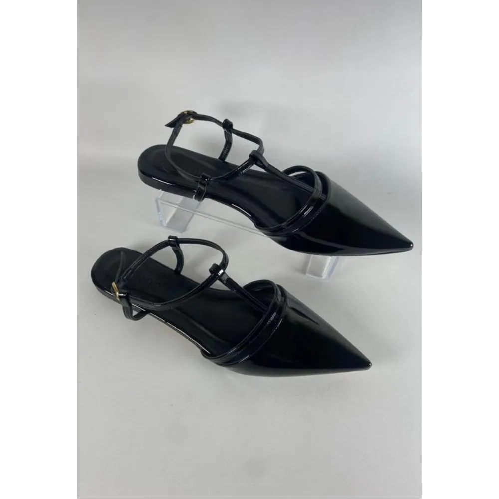 Canca Siyah Rugan Babet Ayakkabı (Numara: 37)