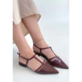 Canca Bordo Rugan Babet Ayakkabı (Numara: 38)