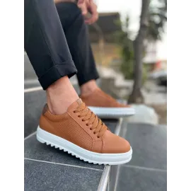 Kb-Dx2 Kuback Taba Deri Günlük Erkek Ayakkabı (Numara: 40)