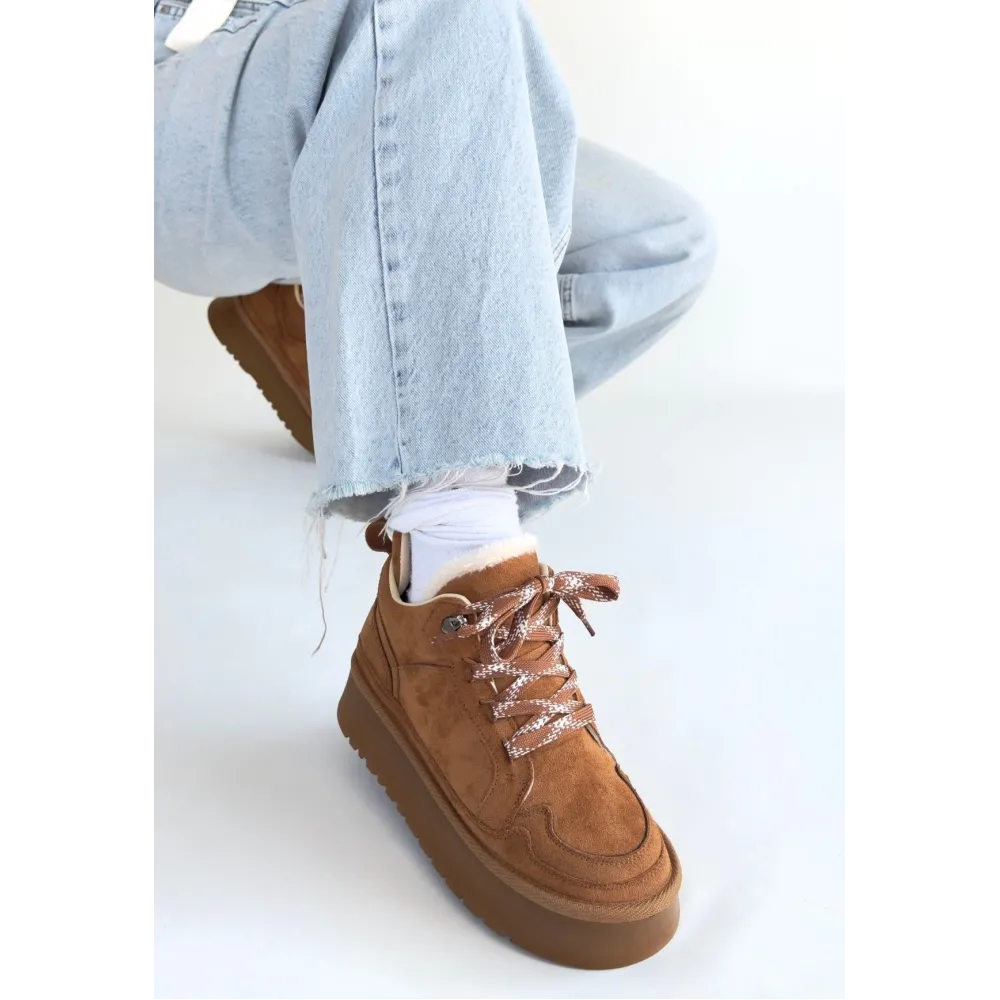 Muden Taba Süet Bağcıklı Bot (Numara: 37)