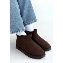 Elsa Kahverengi Süet Bot (Numara: 36)