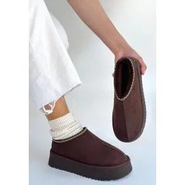 Foyk Kahverengi Süet Bot (Numara: 39)