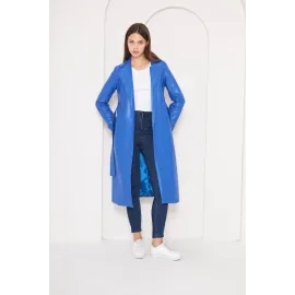 Uzun Deri Kaban Mavi (Beden: 36)