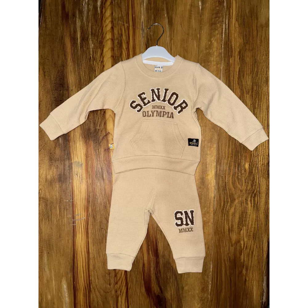 6-24 Aylık Kanguru Cep Senıor Takım Sütlükahve (Beden: 0-6)