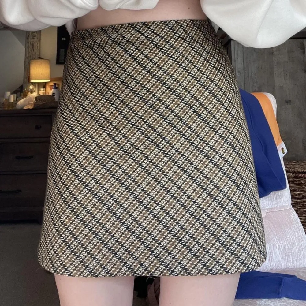 Likralı A Kalite Mini Etek Çokrenkli (Beden: L)