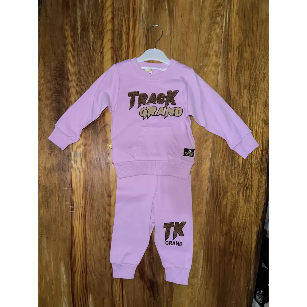 6-24 Aylık Tk Baskılı Takım Lila (Beden: 6-12)