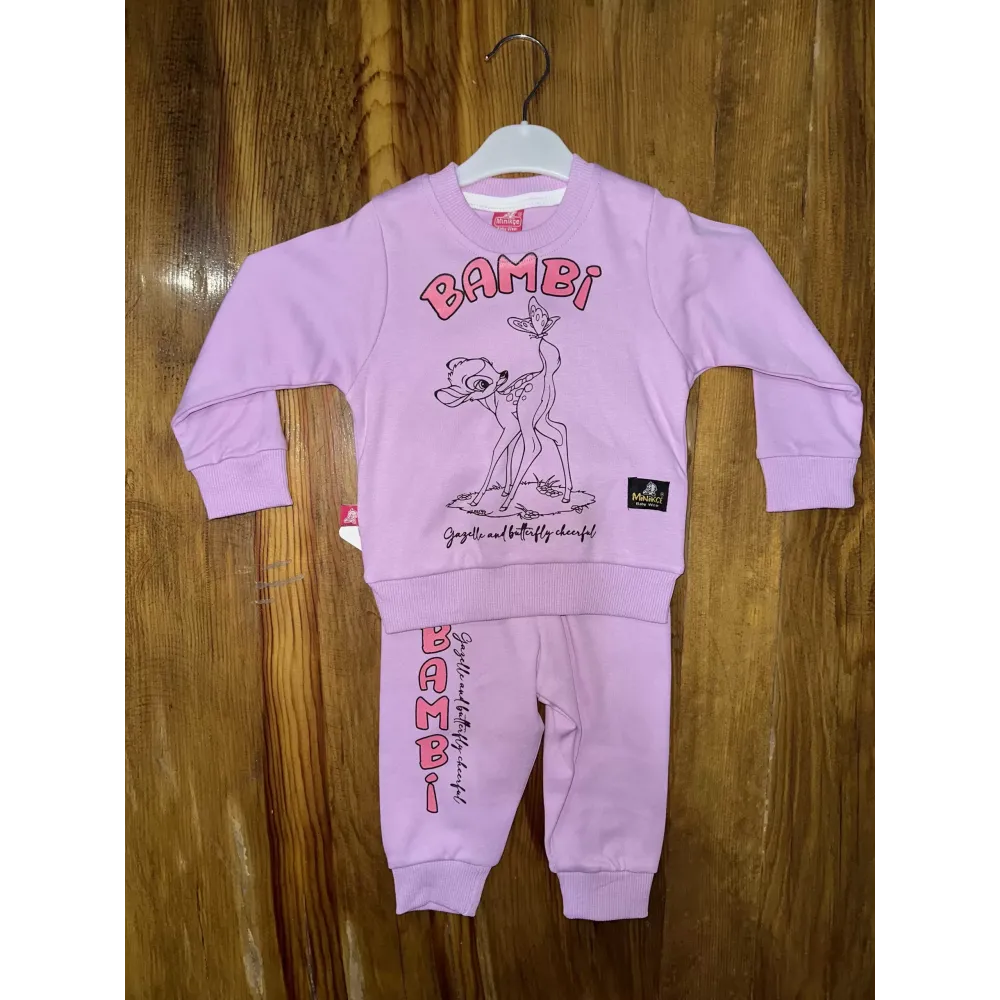 6-24 Aylık Bambi Çocuk Takımı Lila (Beden: 0-6)