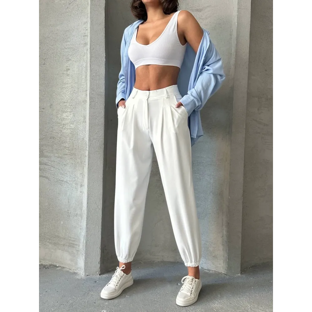 Şalvar Pantolon Beyaz (Beden: S)