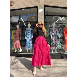 Kraş Etek Fuşya (Beden: M)