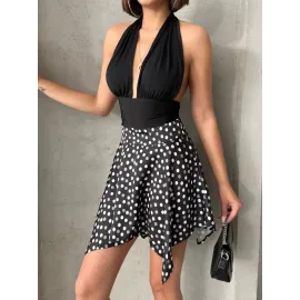 Puantiyeli Etek S25900 Siyah (Beden: S)