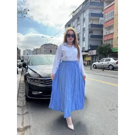 Kraş Etek Bebemavi (Beden: Xl)