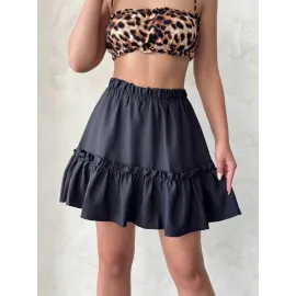 Çingene Keten Etek Siyah S24808 (Beden: M)