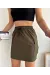 Kargo Cep İnce Paraşüt Etek Haki S241019 (Beden: M)
