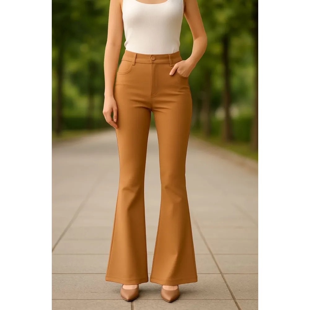 Atlas Palazzo Pantolon Kamel Camel (Beden: S)