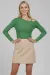 Tek Omuz İpli Bluz Yeşil T4328 (Beden: L)