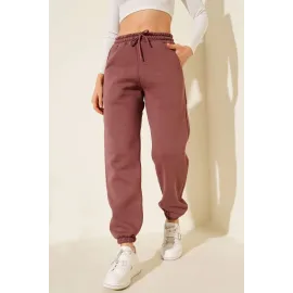 3 İplik Şardonlu Paça Lastikli Eşofman Tarçın İs001 (Beden: S)