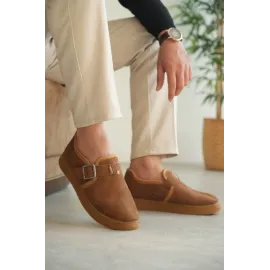 Kb-Kx1 Kuback Taba Kürklü Günlük Erkek Ayakkabı (Numara: 40)