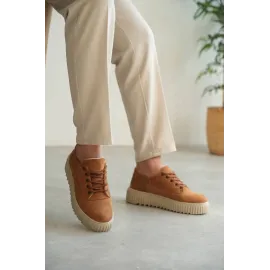 Kb-X516 Kuback Taba Süet Günlük Erkek Ayakkabı (Numara: 43)