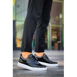 Kb-X5 Kuback Siyah Rugan Günlük Erkek Ayakkabı (Numara: 41)