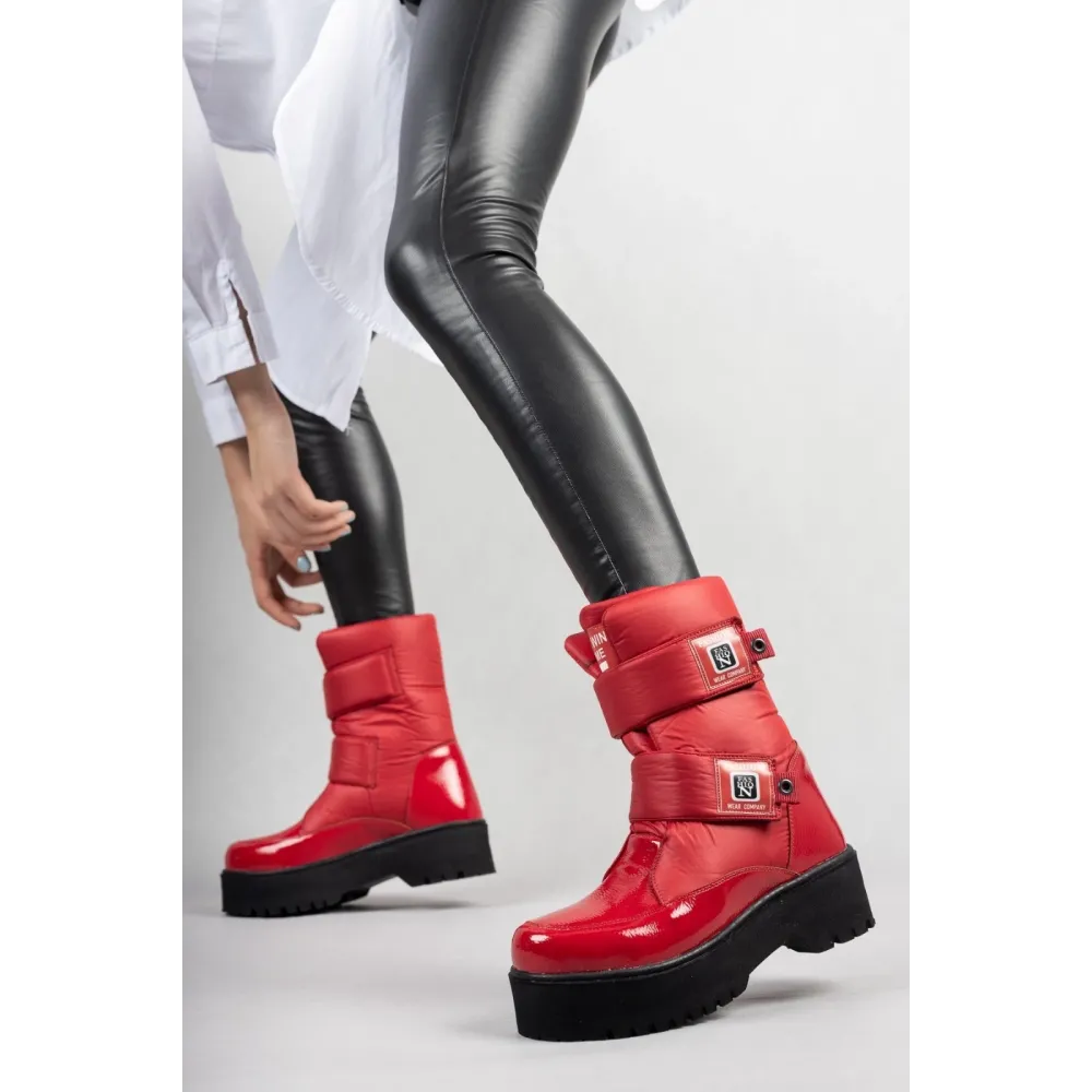 Miah Kırmızı Rugan Kar Bot (Numara: 38)