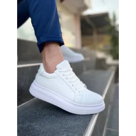 Kb-Dx46 Kuback Beyaz Deri Günlük Erkek Ayakkabı (Numara: 41)