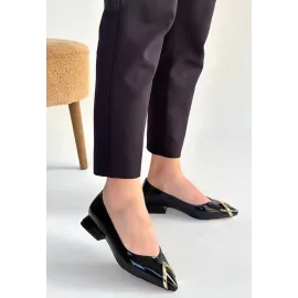 Goes Siyah Rugan Babet Ayakkabı (Numara: 37)