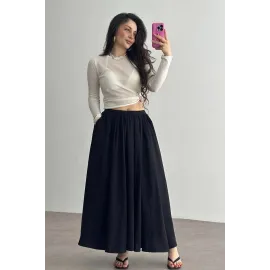 Cepli Keten Etek Siyah Kz24 (Beden: S)