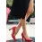 Ulba Kırmızı Cilt Stiletto Ayakkabı (Numara: 38)