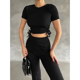 Yanları Tüneli Takım Siyah S3161 (Beden: Standart)